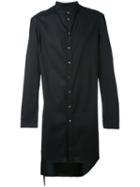 Tom Rebl - Long Classic Shirt - Men - Cotton/spandex/elastane - 50, Black, Cotton/spandex/elastane