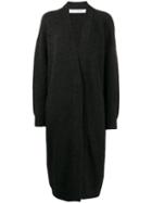 Iro Knitted Mid-length Cardigan - Grey