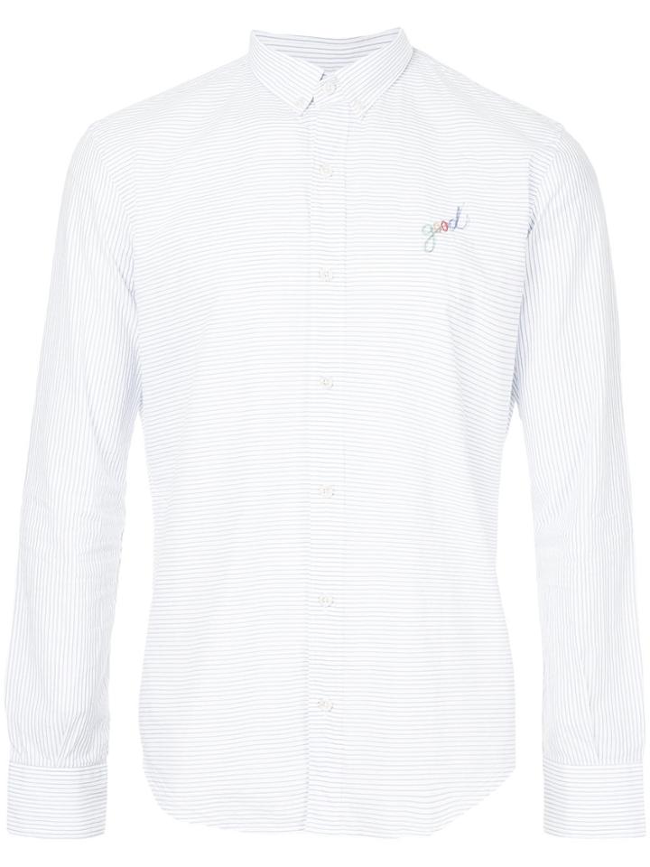The Goodpeople Horizontal Striped Shirt - White