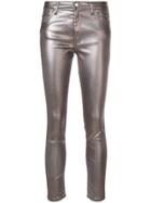 Twin-set Metallic Effect Skinny Trousers