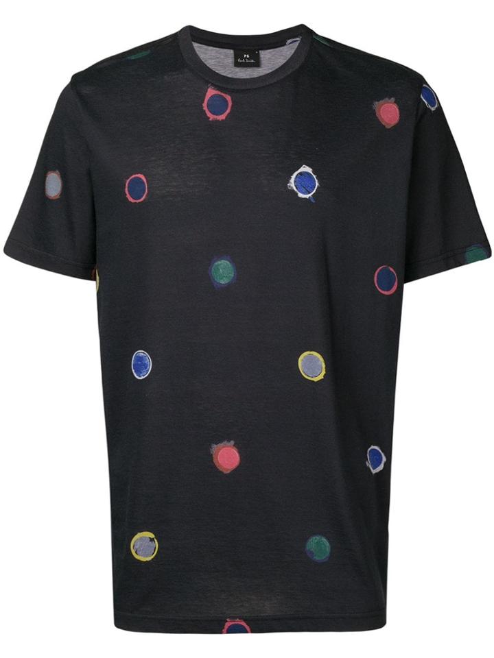 Ps By Paul Smith Spot Print T-shirt - Black
