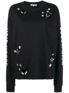 Mcq Alexander Mcqueen Shiny Detailed Sweatshirt - Black