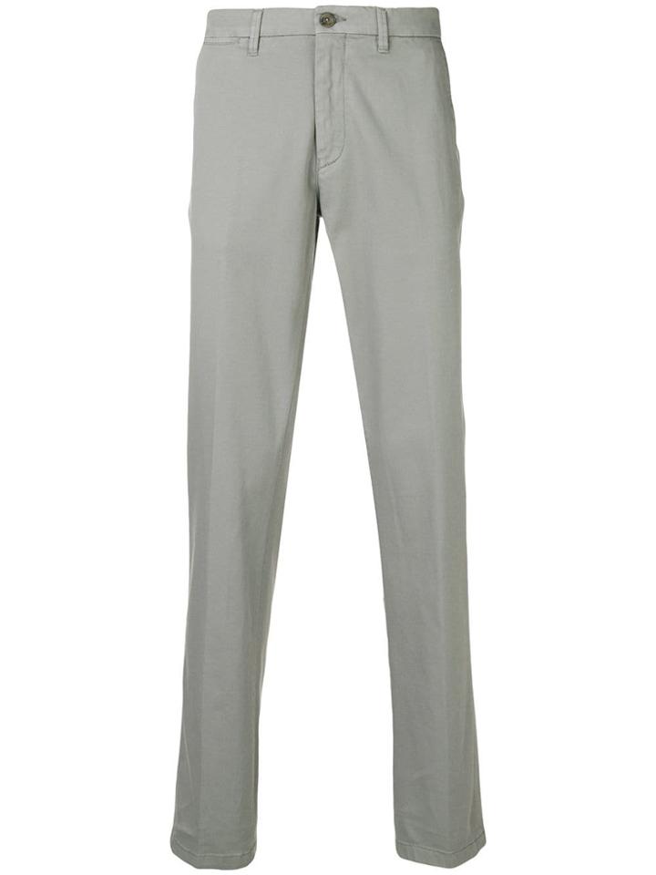 Corneliani Straight Leg Chinos - Grey