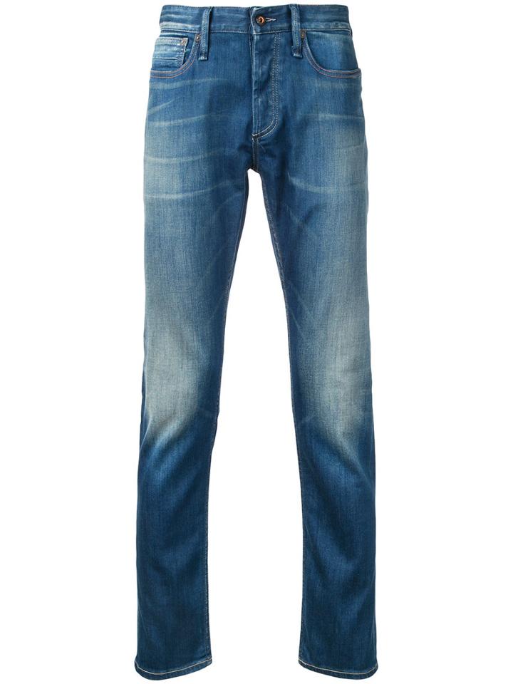 Denham Razor 1970's Jeans, Men's, Size: 32/32, Blue, Cotton/spandex/elastane/polyester