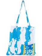 Wan Hung Hainan Tote Bag, Men's, Blue, Cotton/acrylic