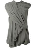 Rick Owens Drape Dress - Grey