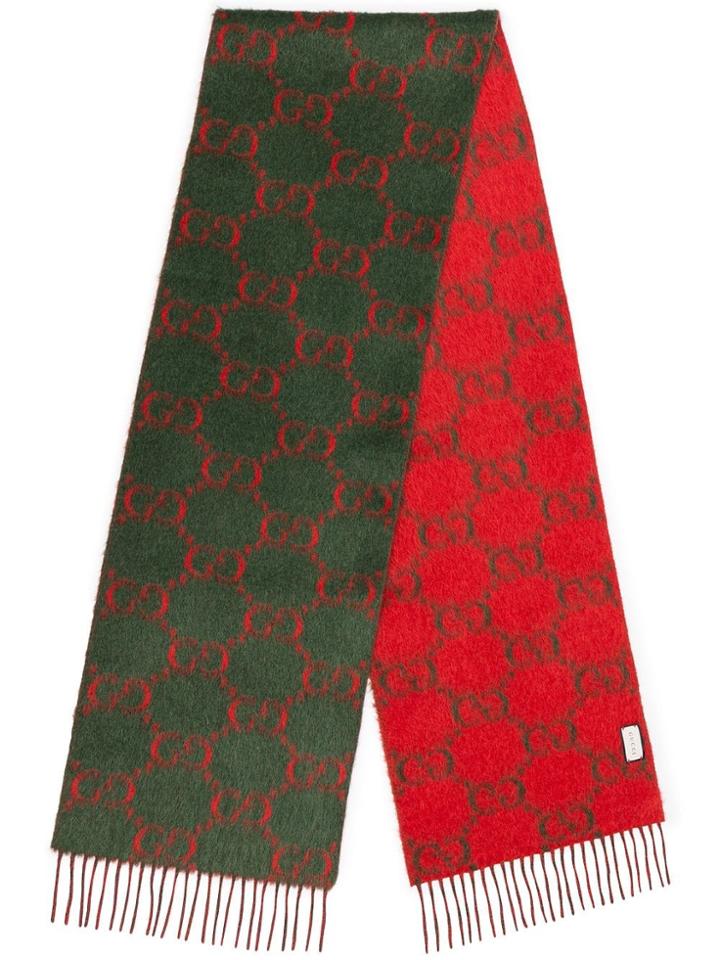 Gucci Alpaca Wool Scarf - Green