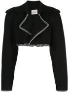Khaite Cropped Jacket - Black