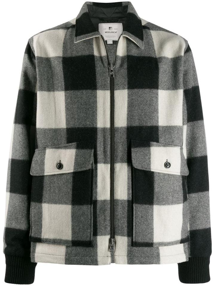 Woolrich Gingham Check Jacket - Neutrals