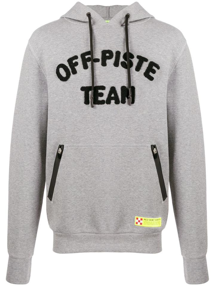 Mc2 Saint Barth Off-piste Hooded Sweatshirt - Grey