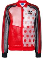 Adidas Originals - Contrast Track Jacket - Women - Polyester - 40, Yellow/orange, Polyester