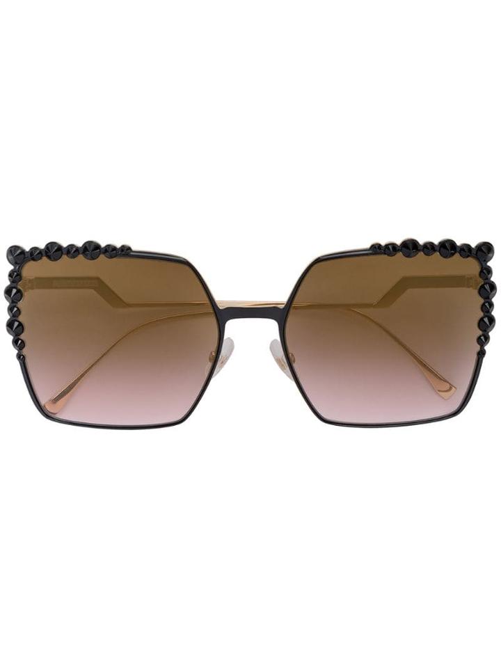 Fendi Eyewear Can Eye Two-tone Sunglasses - Black