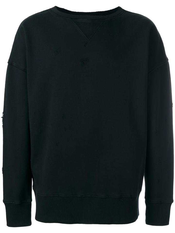 Faith Connexion Raglan Sweatshirt, Men's, Size: Large, Black, Cotton