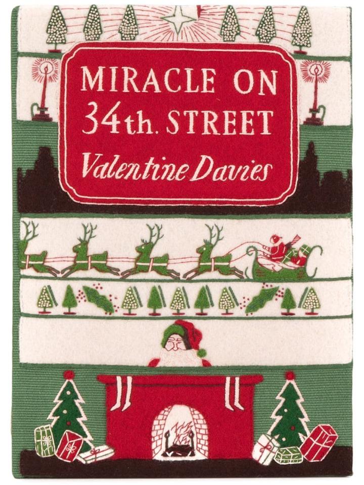 Olympia Le-tan Miracle On 34th Street Book Clutch - Green