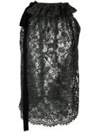 Uma Wang Oversized Lace Tank - Brown
