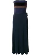 Jean Paul Gaultier Pre-owned Bustier Wrap Skirt Dress - Blue