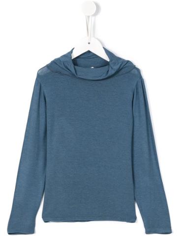 Opililai Roll Cowl Neck Jumper, Girl's, Size: 12 Yrs, Blue