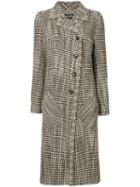 Chanel Pre-owned Patterned Coat - Brown
