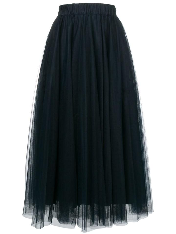 P.a.r.o.s.h. Full Flared Skirt - Blue