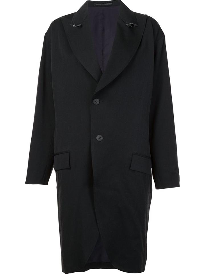 Yohji Yamamoto Long Peak Coat