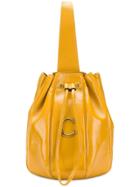 Casadei Logo Shoulder Bag - Yellow & Orange
