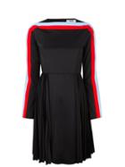 Msgm Long Sleeve Pleated Skirt Dress