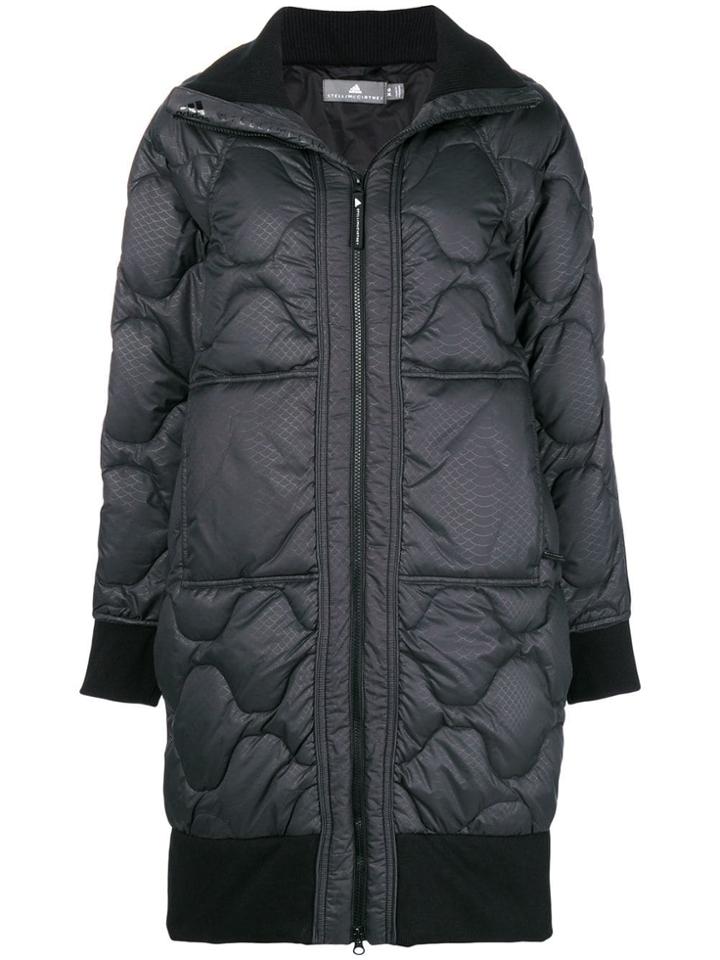 Adidas By Stella Mccartney Quilted Coat - Black