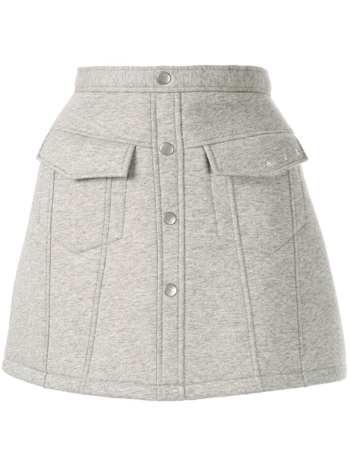 Aje Mini A-line Skirt - Grey