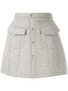 Aje Mini A-line Skirt - Grey