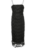 Christian Siriano Petal Dress, Women's, Size: 10, Black, Polyester