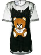 Moschino Tulle Bear T-shirt Dress - Black