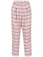 Olympiah Printed Papa Cropped Trousers - Pink