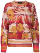 Roberto Collina Embroidered Long-sleeve Sweater