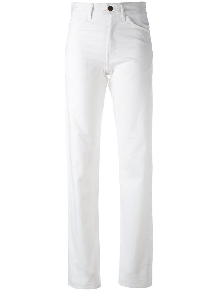 Maison Margiela - Skinny Trousers - Women - Cotton - 38, White, Cotton