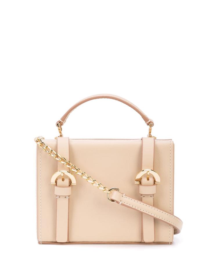 Zac Zac Posen Box Crossbody Bag - Neutrals