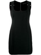 Versace Medusa Safety Pin Dress - Black
