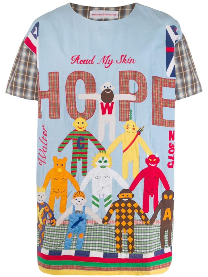 Walter Van Beirendonck Pre-owned 2011's Read My Skin Patched T-shirt -