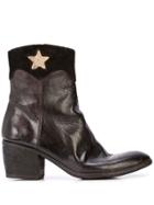 Madison. Maison Star Detail Ankle Boots - Black