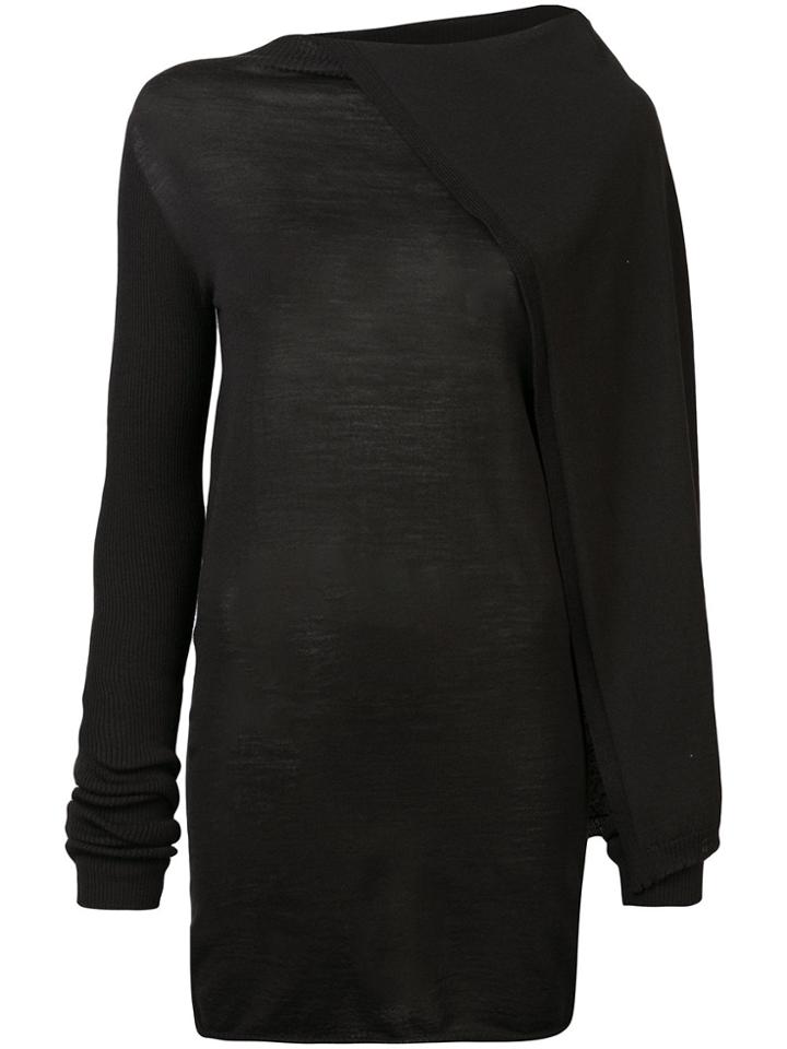 Rick Owens Cape Tunic - Black
