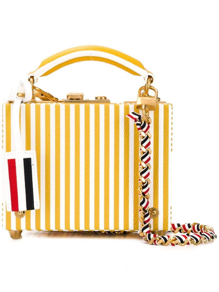 Thom Browne Fun-mix Graphic Micro Attaché Case - Yellow