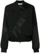 Victoria Victoria Beckham Classic Fitted Bomber Jacket - Black