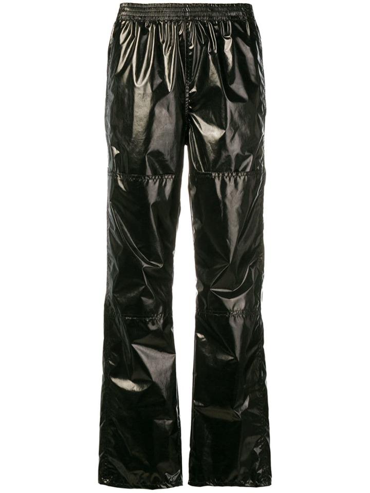 Mm6 Maison Margiela Straight-leg Trousers - Black
