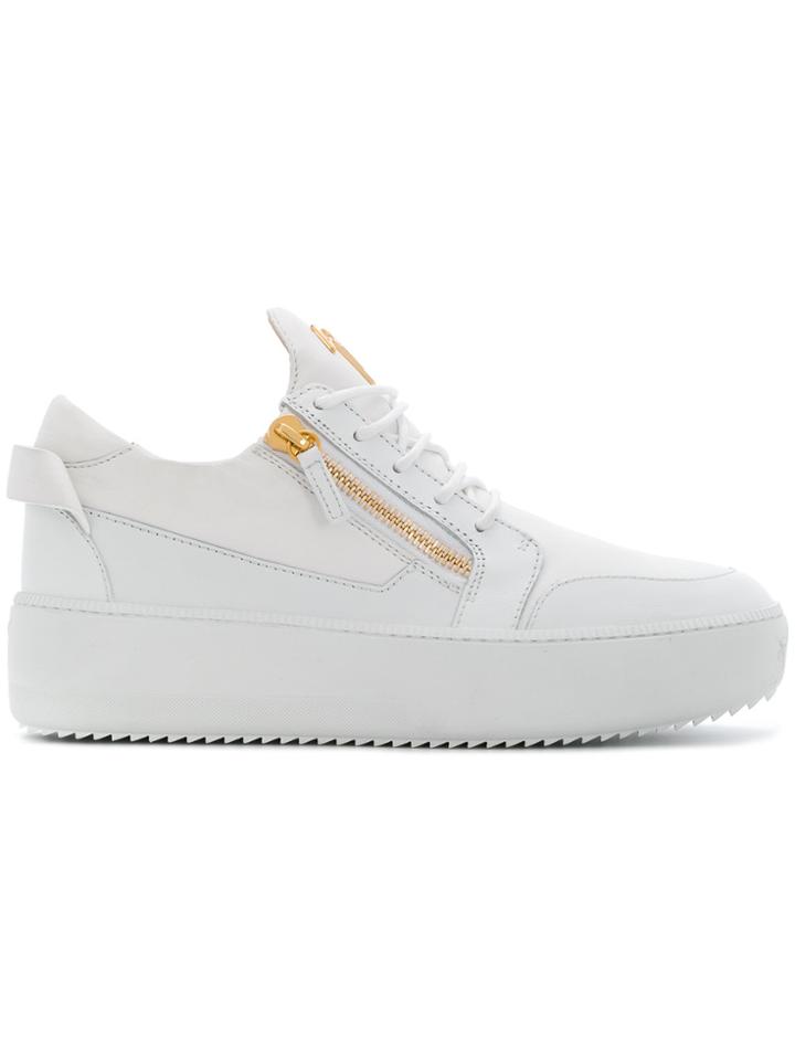 Giuseppe Zanotti Design Buster Extended Sole Sneakers - White