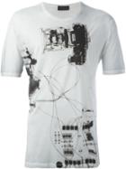 Diesel Black Gold 'tastersiu X-ray' T-shirt, Men's, Size: Xl, Grey, Cotton