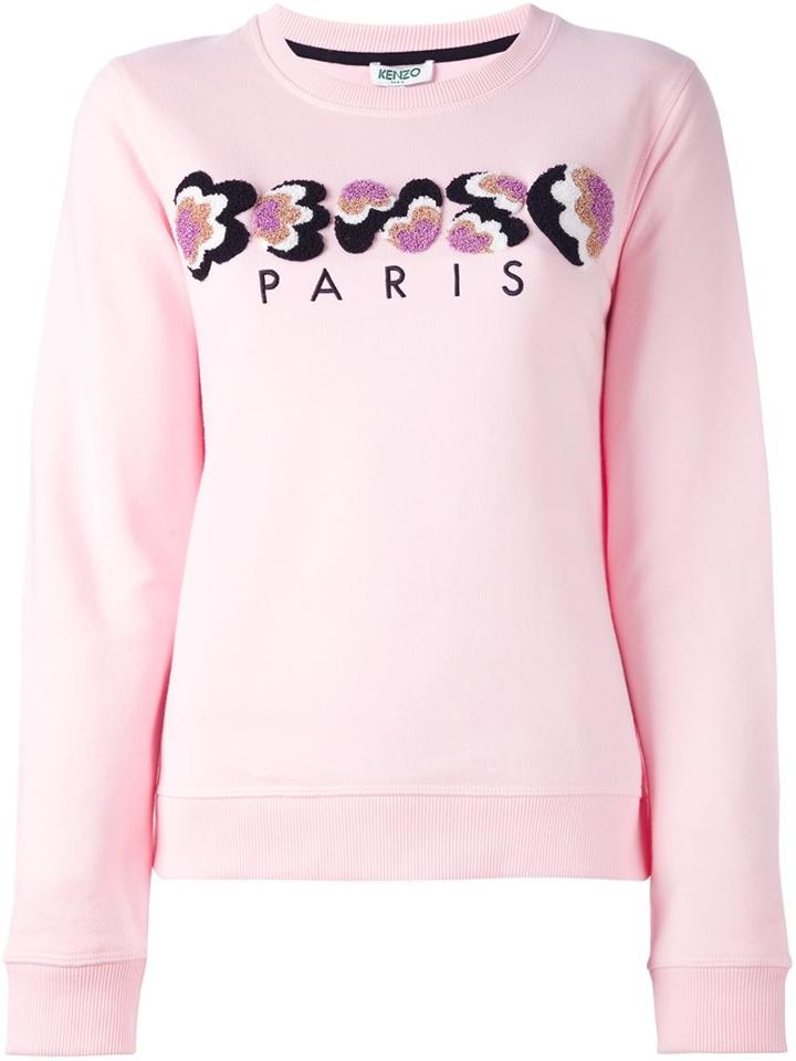 Kenzo 'popcorn' Sweatshirt, Women's, Size: Medium, Pink/purple, Cotton