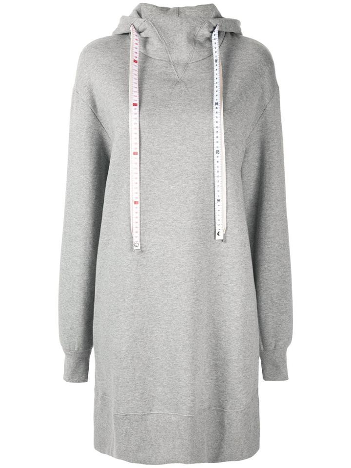Maison Mihara Yasuhiro Tape Measure Sweater Dress - Grey