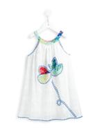 Missoni Kids Embroidered Flower Dress, Girl's, Size: 10 Yrs, White