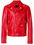 Versace Classic Biker Jacket - Red