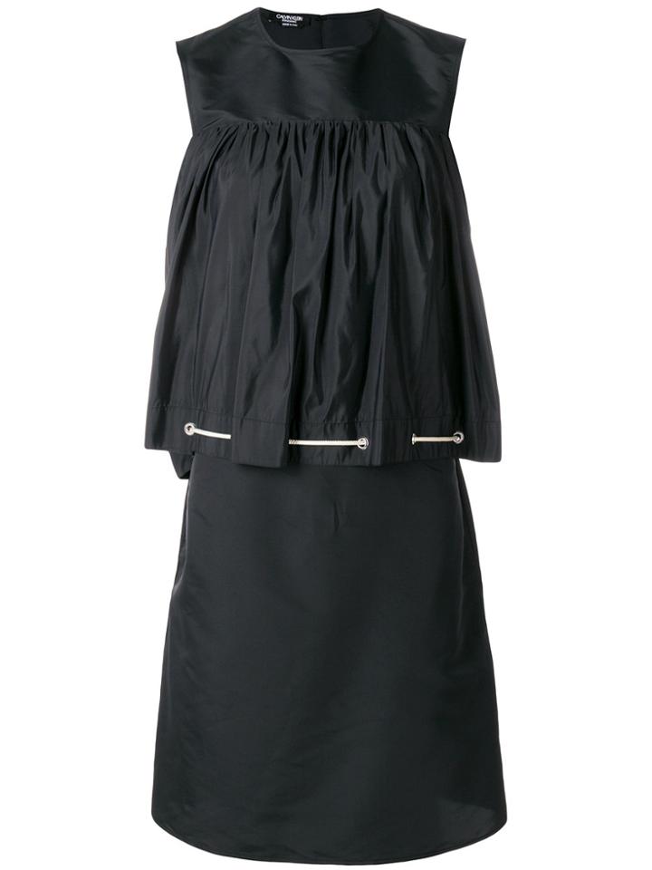 Calvin Klein 205w39nyc Drawstring Smock Dress - Black