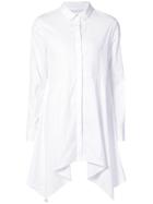 Fabiana Filippi Long Flared Shirt - White